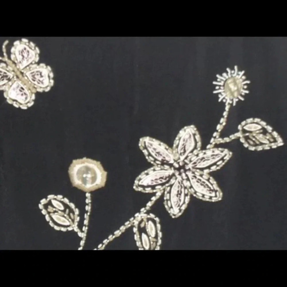 Skirt black wool XL Étincelle Paris - Picture 2 of 6